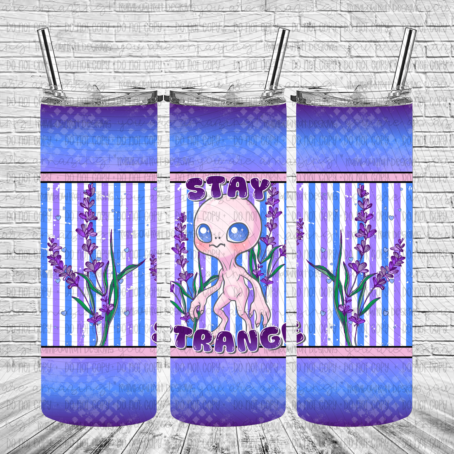 Cryptid Cuties- 20oz Tumbler Wrap Singles