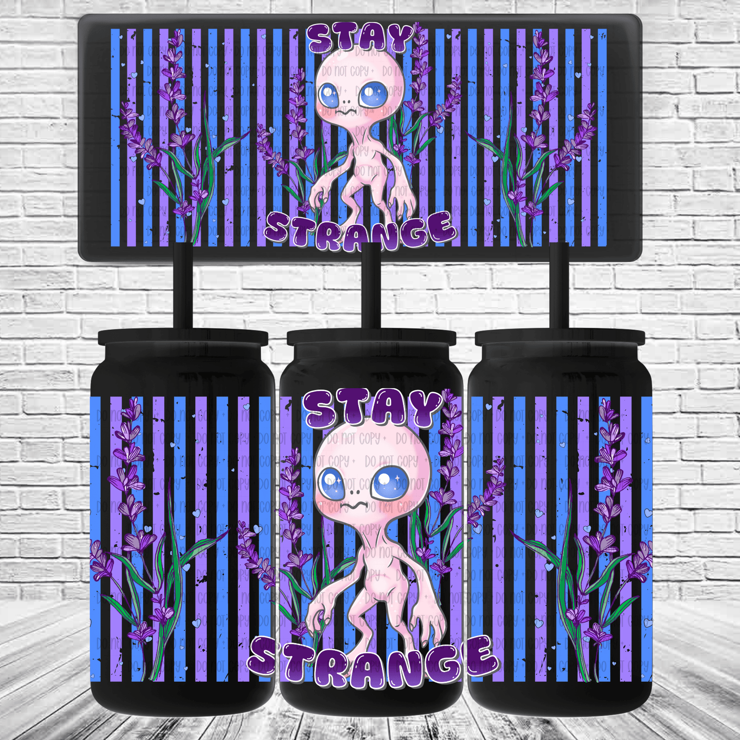 Cryptid Cuties- 16oz Libby Wrap Singles