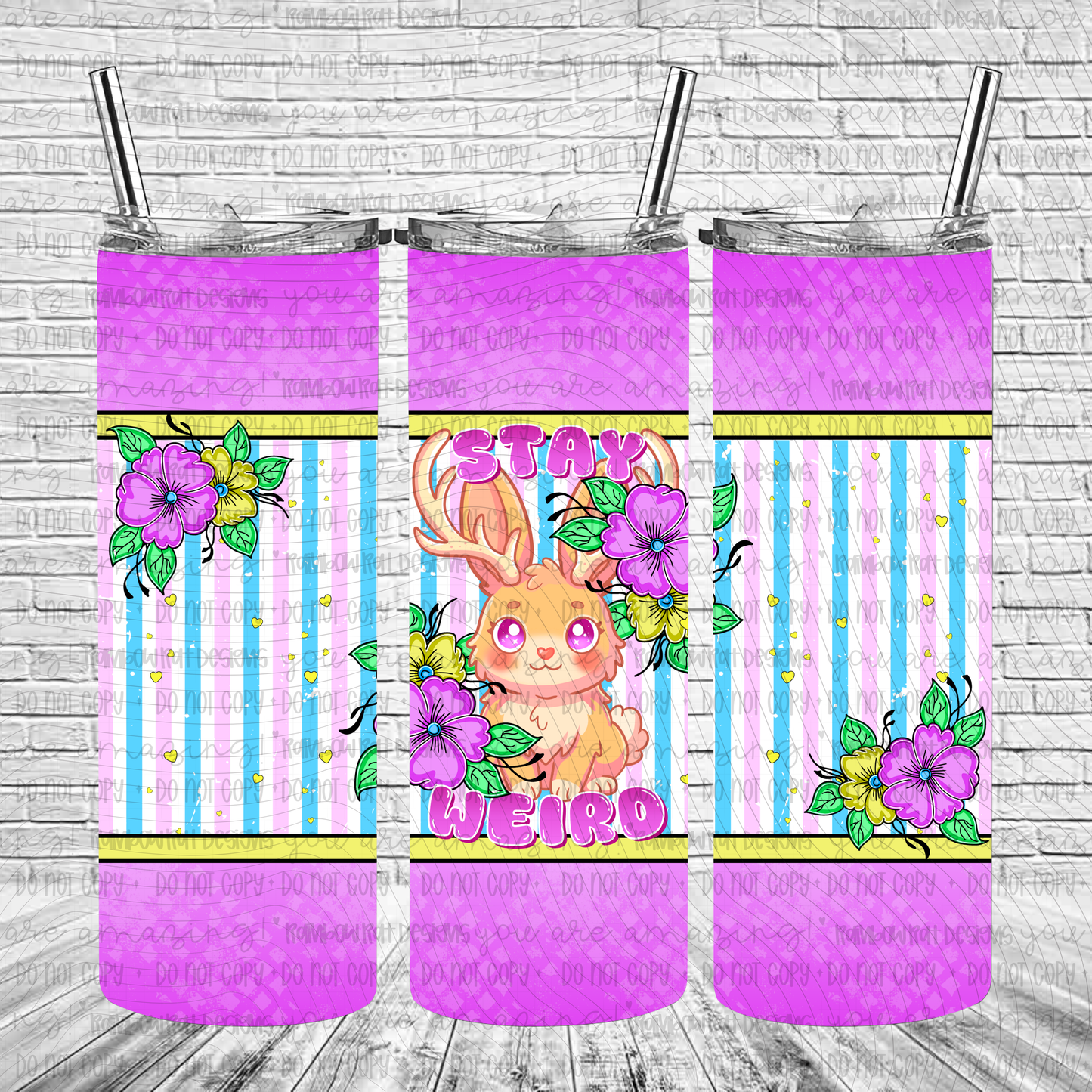 Cryptid Cuties- 20oz Tumbler Wrap Singles