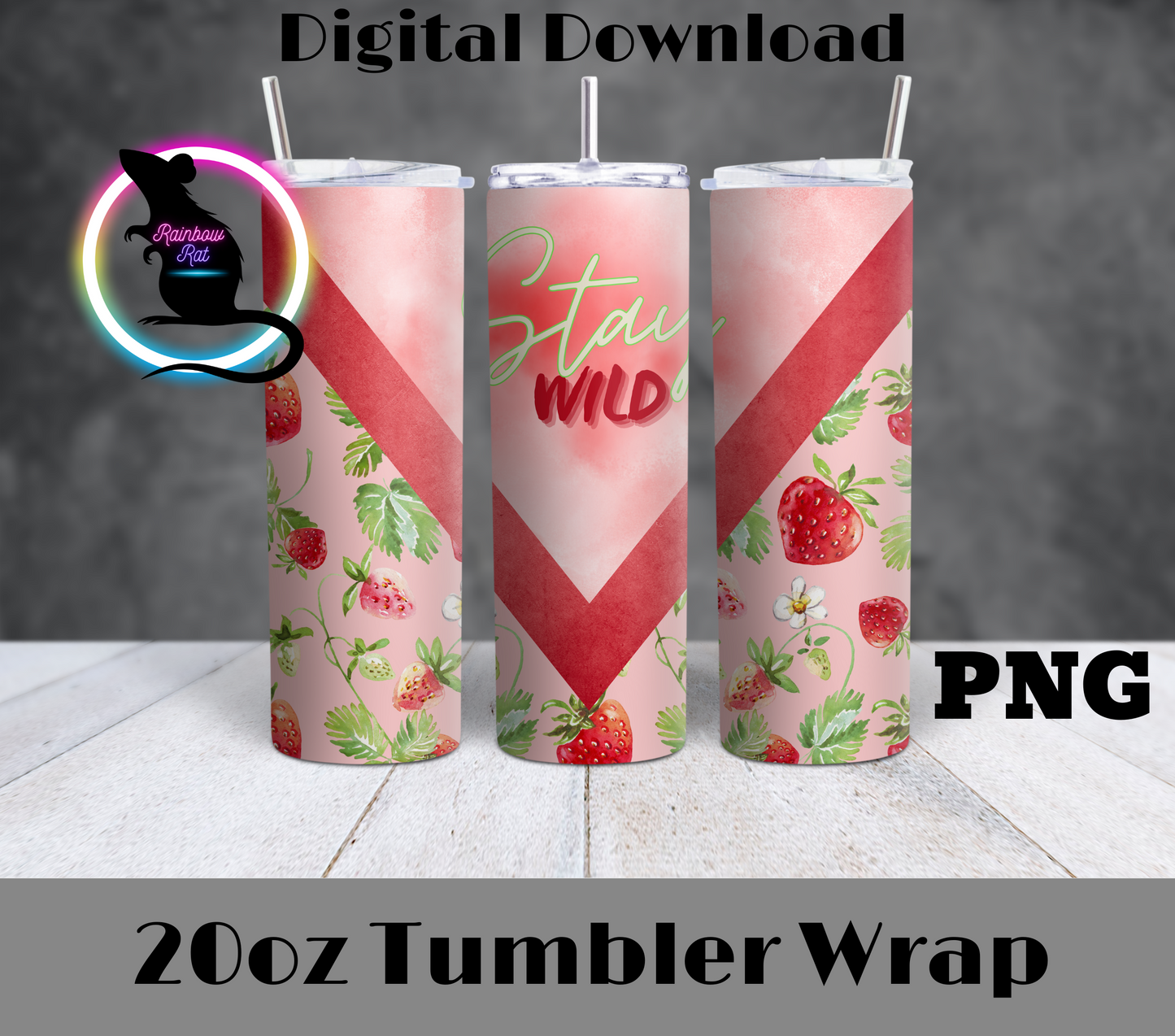 Stay Wild- 20oz Tumbler Wrap