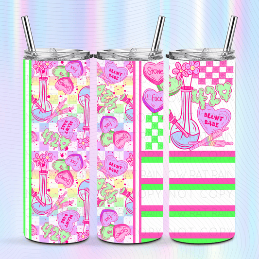 Pretty Stoned- 20oz Tumbler Wrap Singles