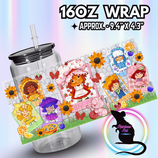 Strawberry Friends- Libby Wrap Singles