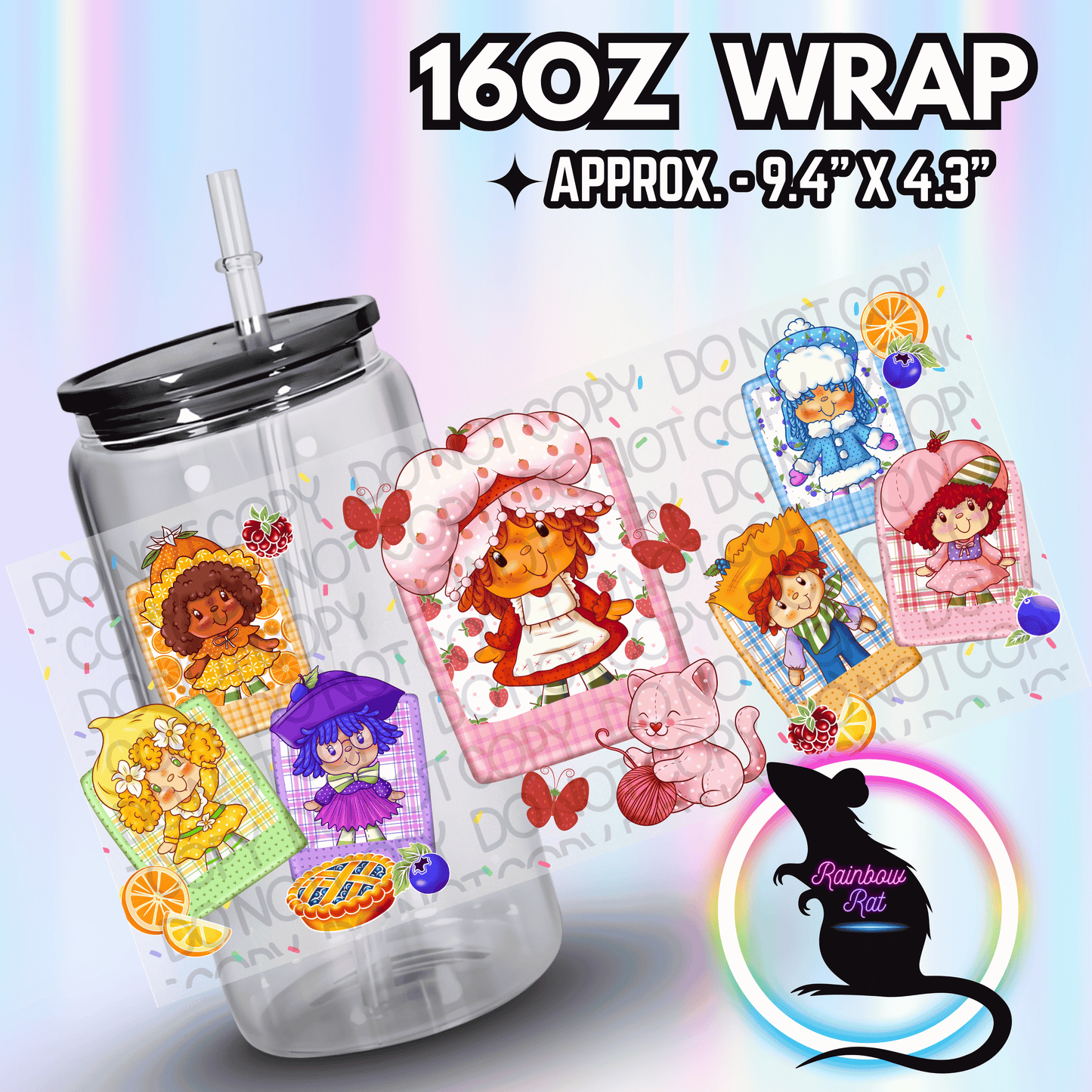 Strawberry Friends- Libby Wrap Singles