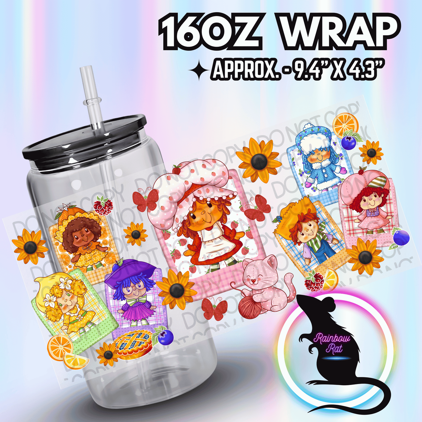 Strawberry Friends- Libby Wrap Singles