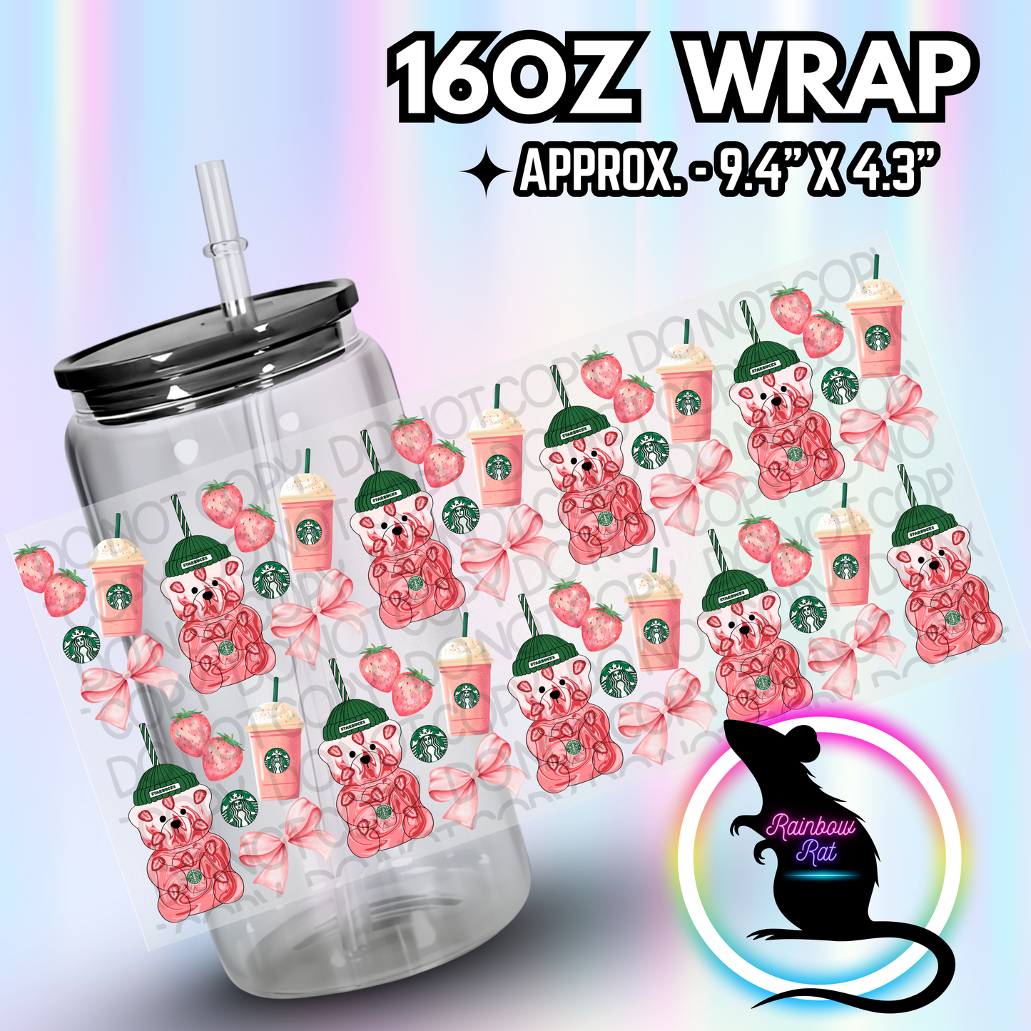 Beary Caffeinated- Libby Wrap Singles