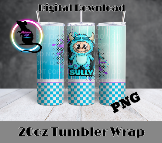 Monster- 20oz Tumbler Wrap