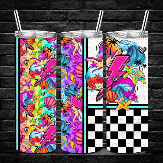 Summer Mix- 20oz Tumbler Wrap Singles