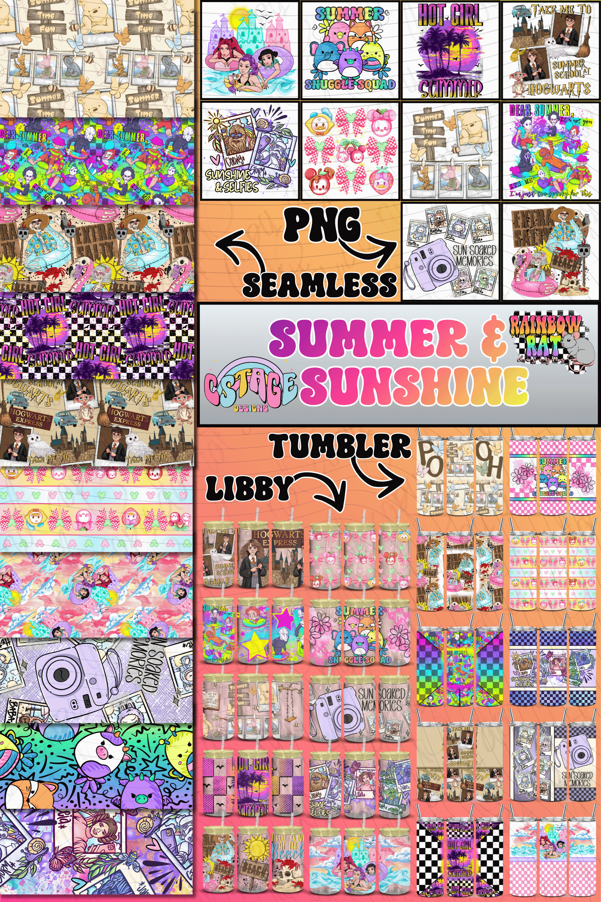 Summer & Sunshine Collab- Stage Designs X Rainbow Rat Designs – Glam’er ...