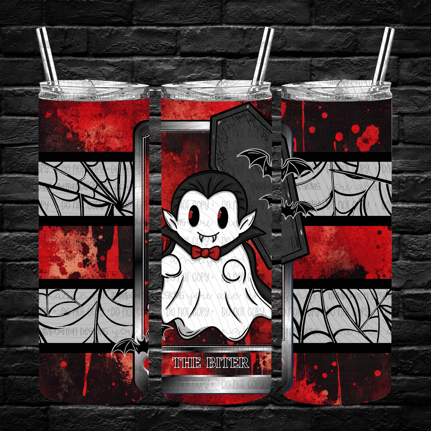 Ghostie Tarot- 20oz Tumbler Wrap Singles