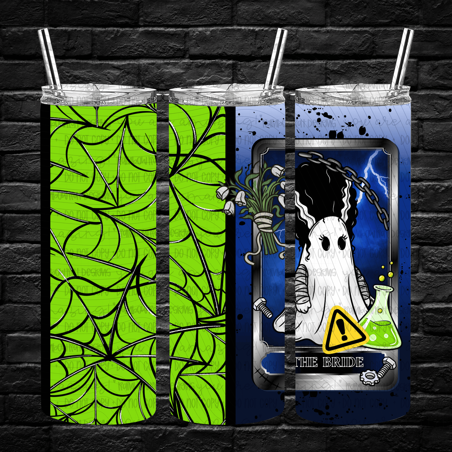 Ghostie Tarot- 20oz Tumbler Wrap Singles