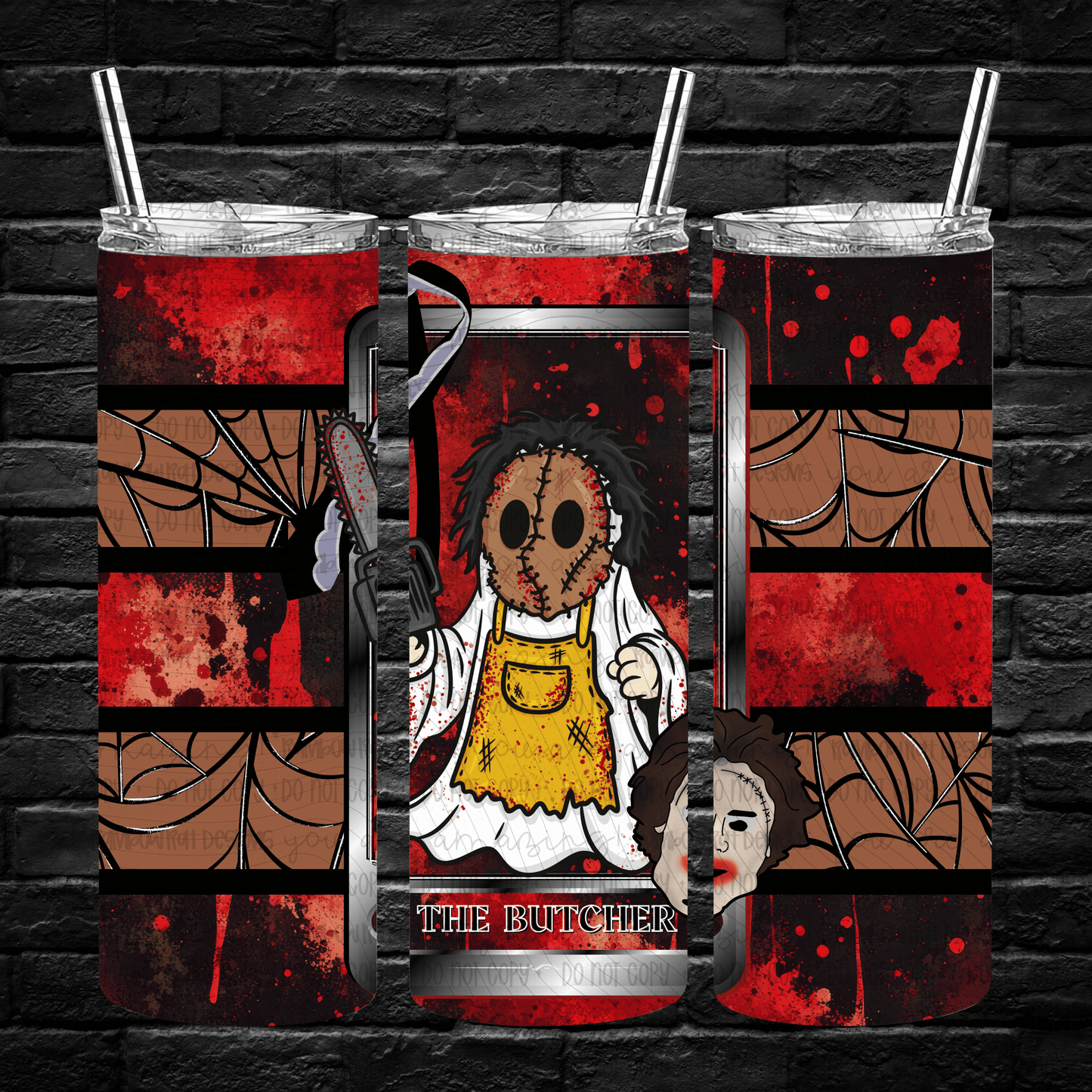 Ghostie Tarot- 20oz Tumbler Wrap Singles