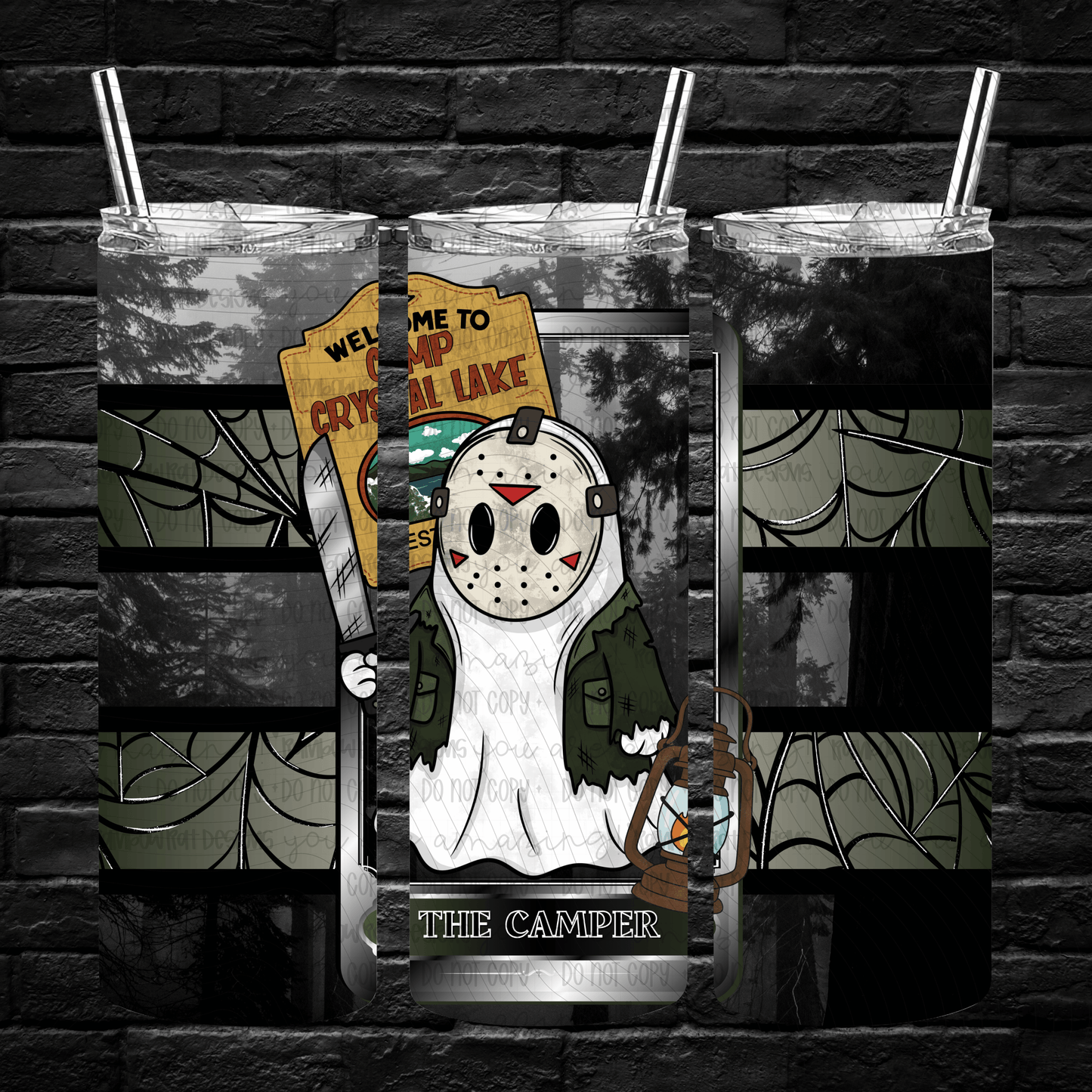Ghostie Tarot- 20oz Tumbler Wrap Singles