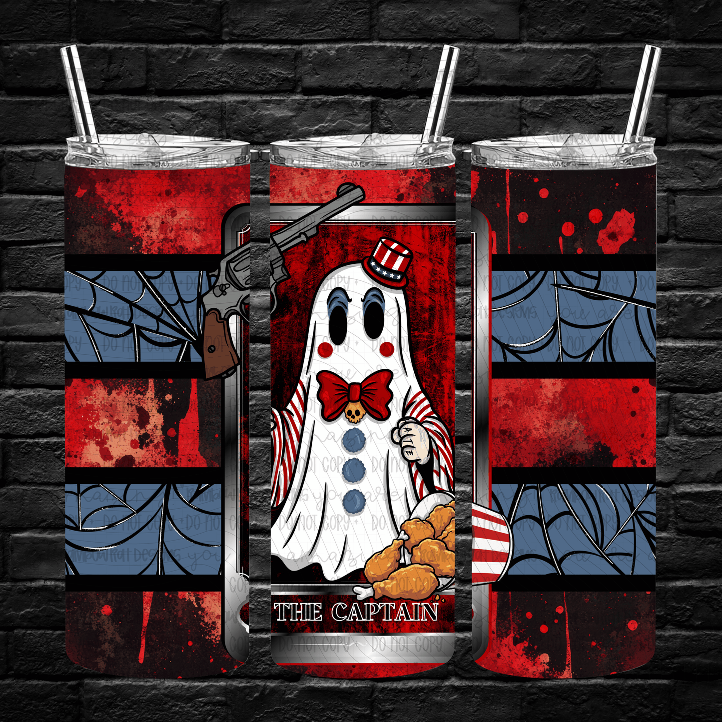Ghostie Tarot- 20oz Tumbler Wrap Singles