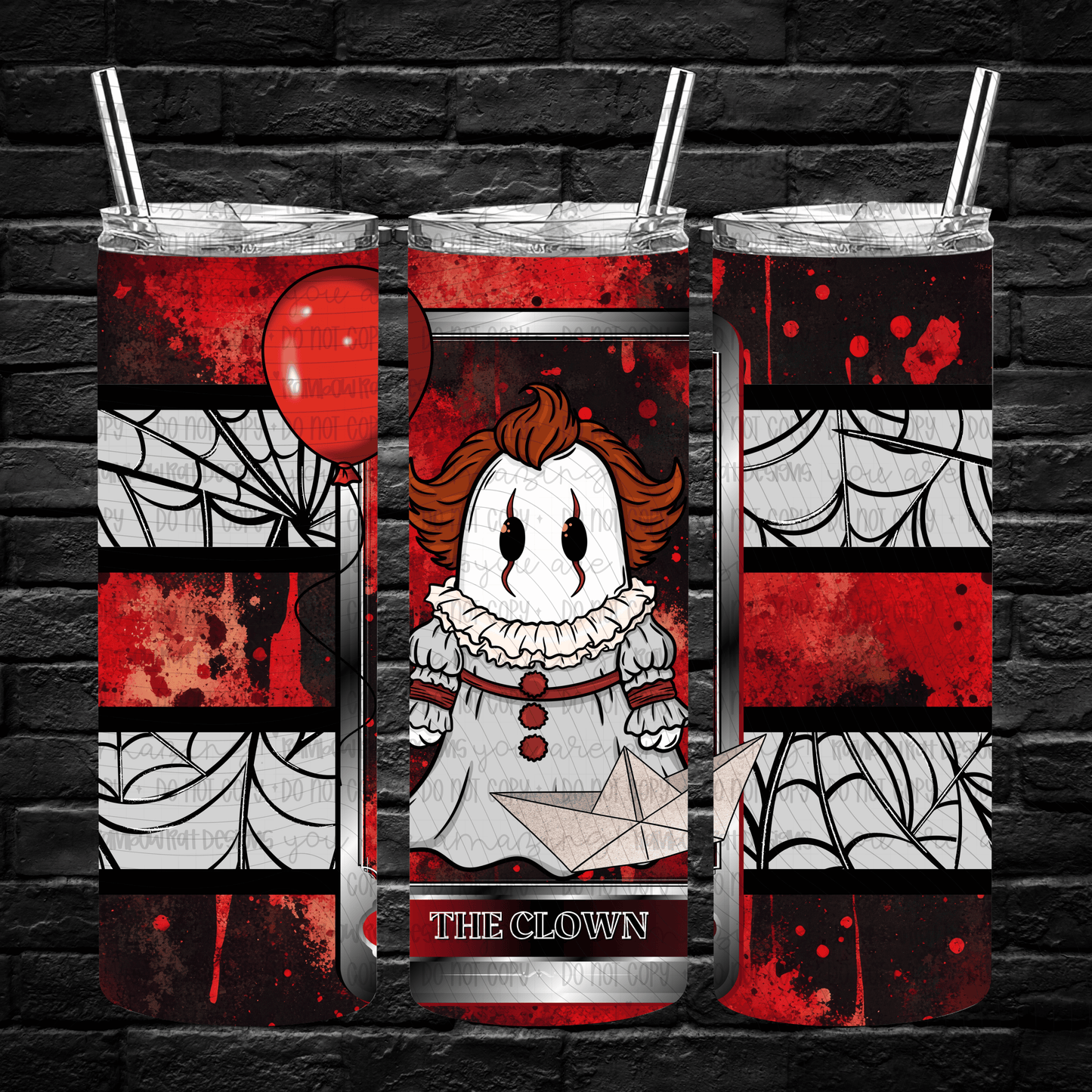Ghostie Tarot- 20oz Tumbler Wrap Singles
