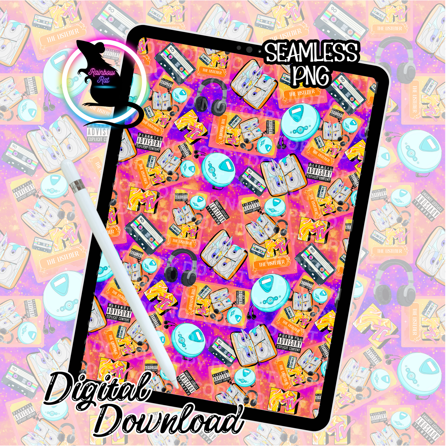 Nostalgia X Tarot- Seamless Designs