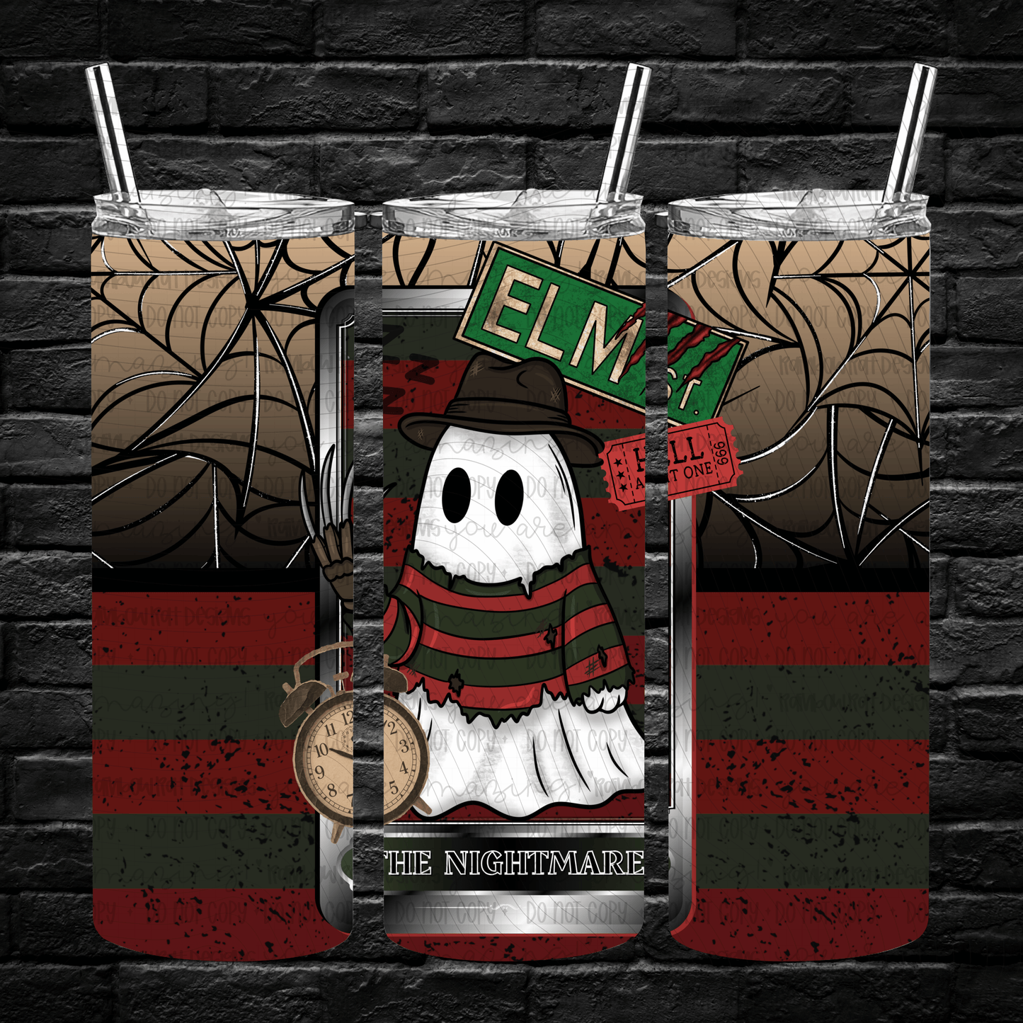 Ghostie Tarot- 20oz Tumbler Wrap Singles