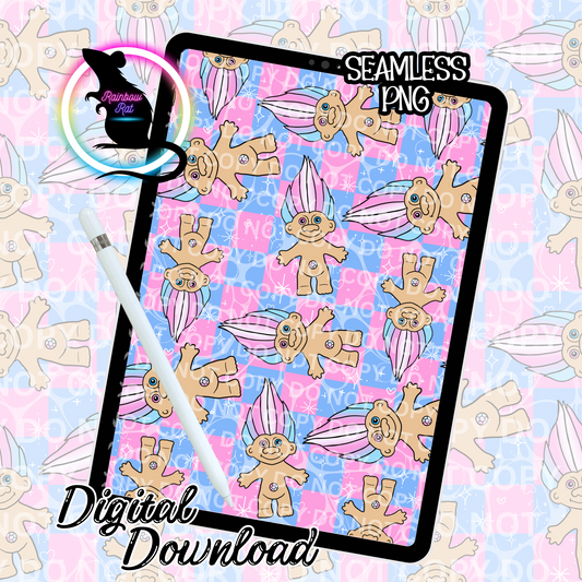 Pride Trolls- Seamless Design