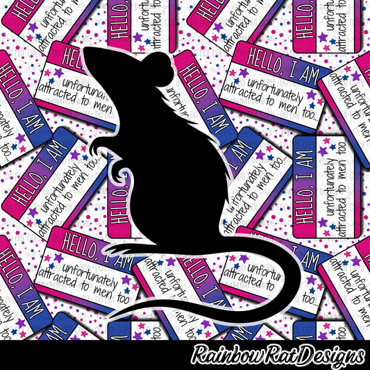 Hello, I am Name Tags- Seamless Singles