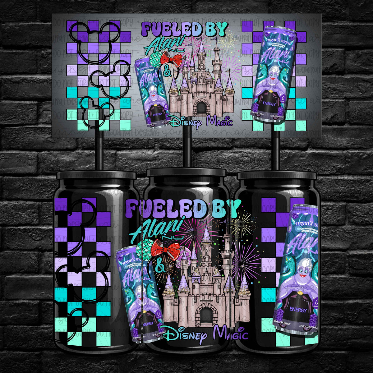 Caffeinated Cartoons-Libby Wrap Energy Singles