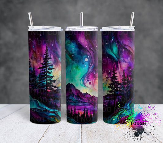 Vibrant Northern Lights- 20oz Tumbler