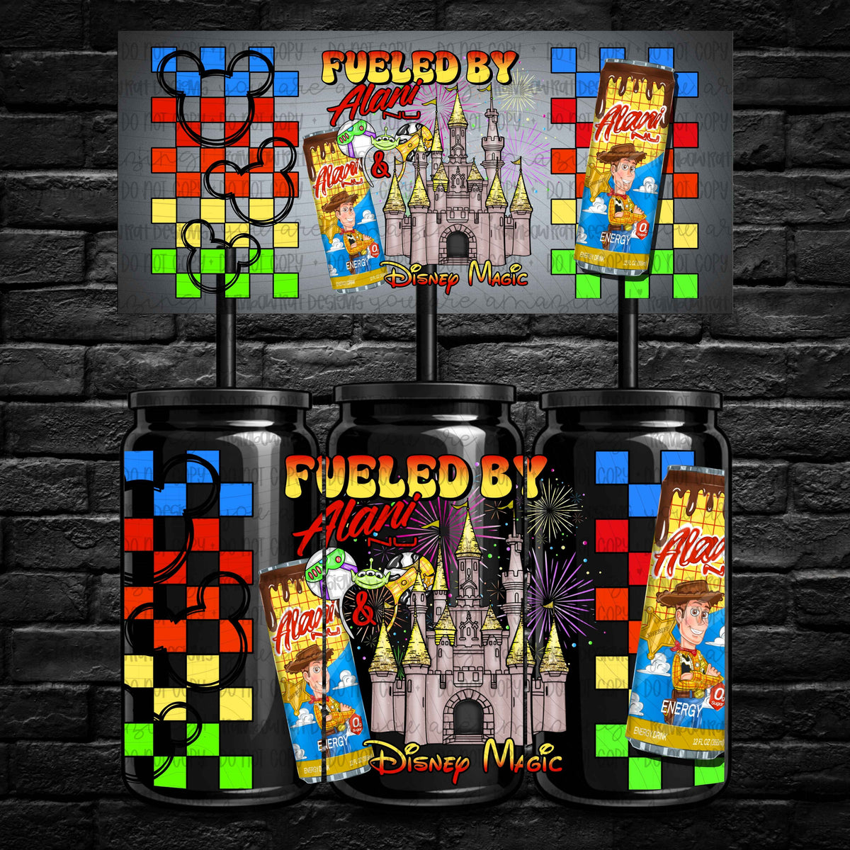 Caffeinated Cartoons-Libby Wrap Energy Singles