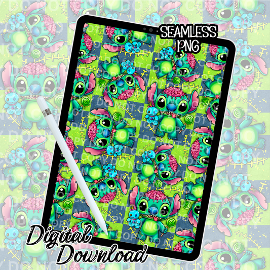 626 Zombie- Seamless Design