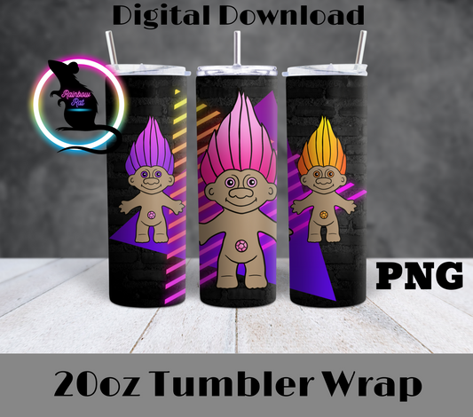 Retro Dolls- 20oz Tumbler Wrap