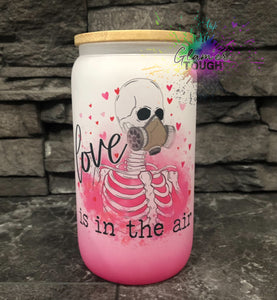 16oz Glass Can (straw included)